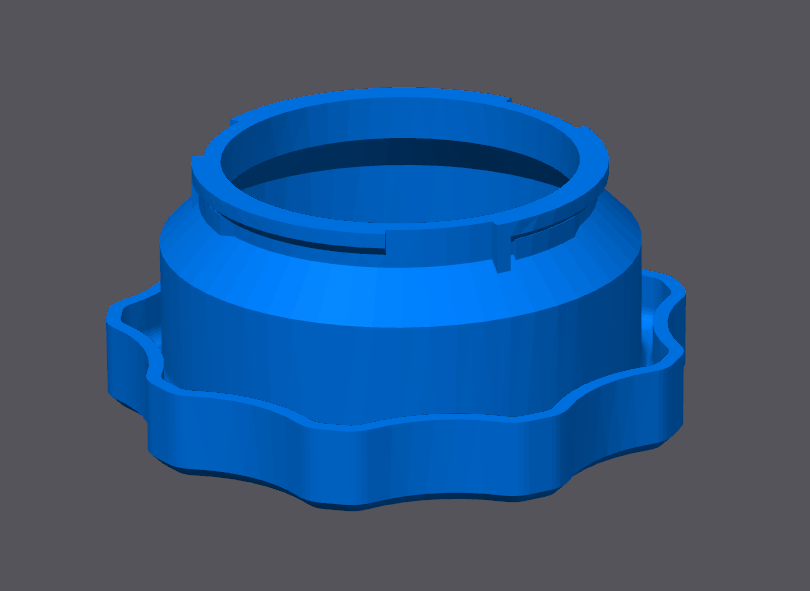 Water Fill Cap – Marked Grow Port Cover for Easy Refills