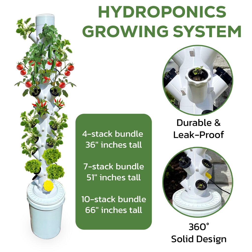 10-Stack Hydroponic Tower Bundle