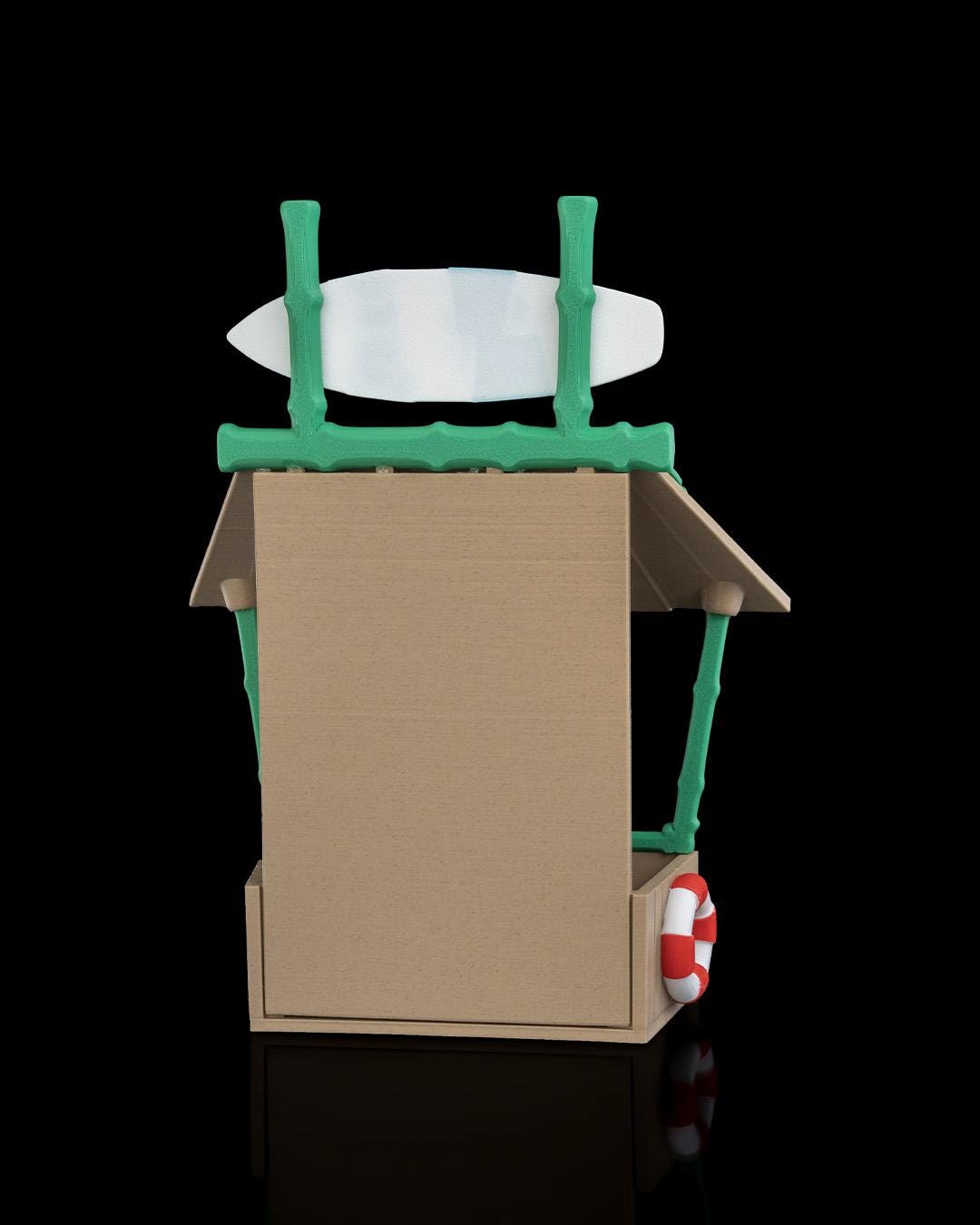 Tiki Bar Bird Feeder - Tropical Bird Feeder, Outdoor Bird Feeder, Whimsical Yard Art, Unique Gift
