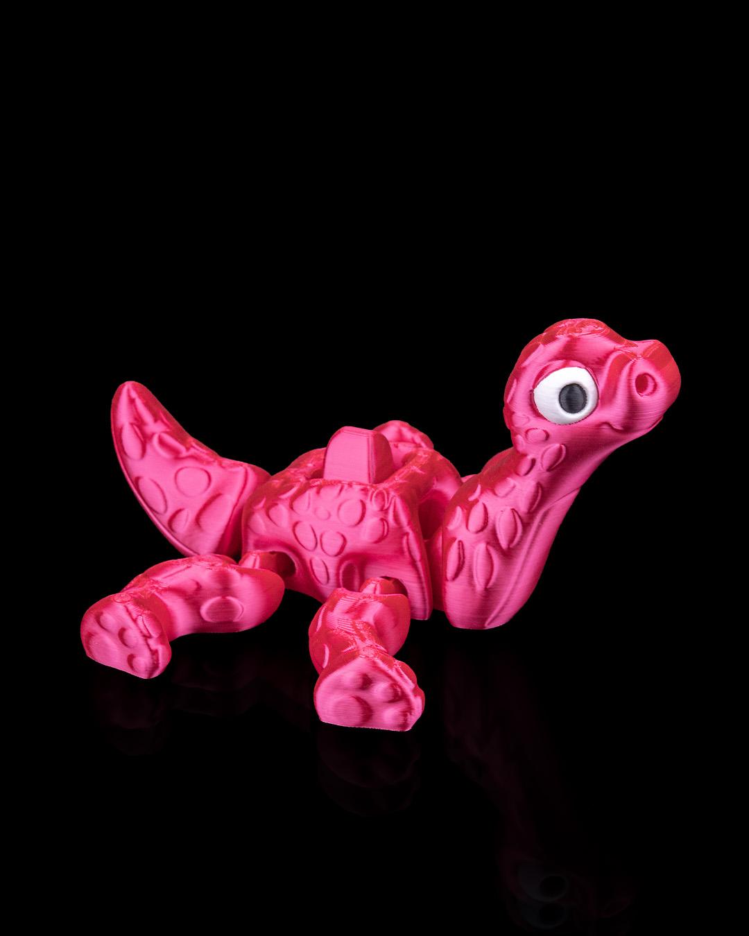 Flexi Apatosaurus Dinosaur 3D Model | Poseable Dino Media Pack | Printable Design for Crafts, Gifts & Displays
