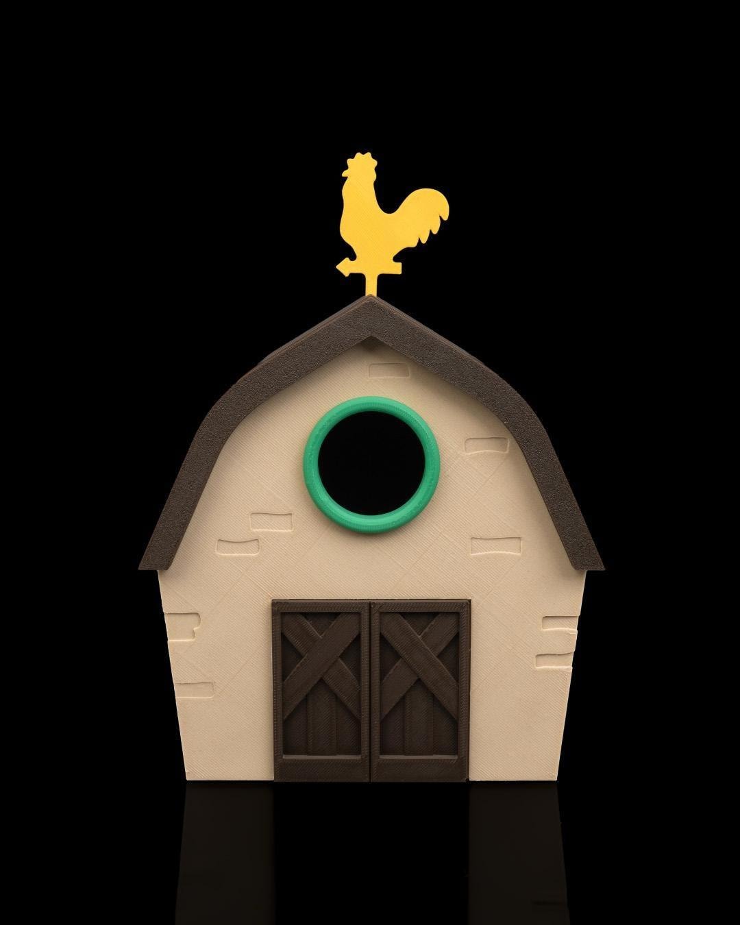 Charming Barn Birdhouse for Feathered Friends - Perfect Outdoors Decor & Gift