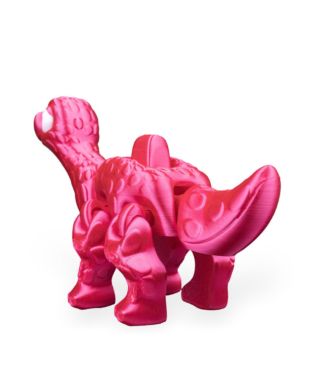 Flexi Apatosaurus Dinosaur 3D Model | Poseable Dino Media Pack | Printable Design for Crafts, Gifts & Displays